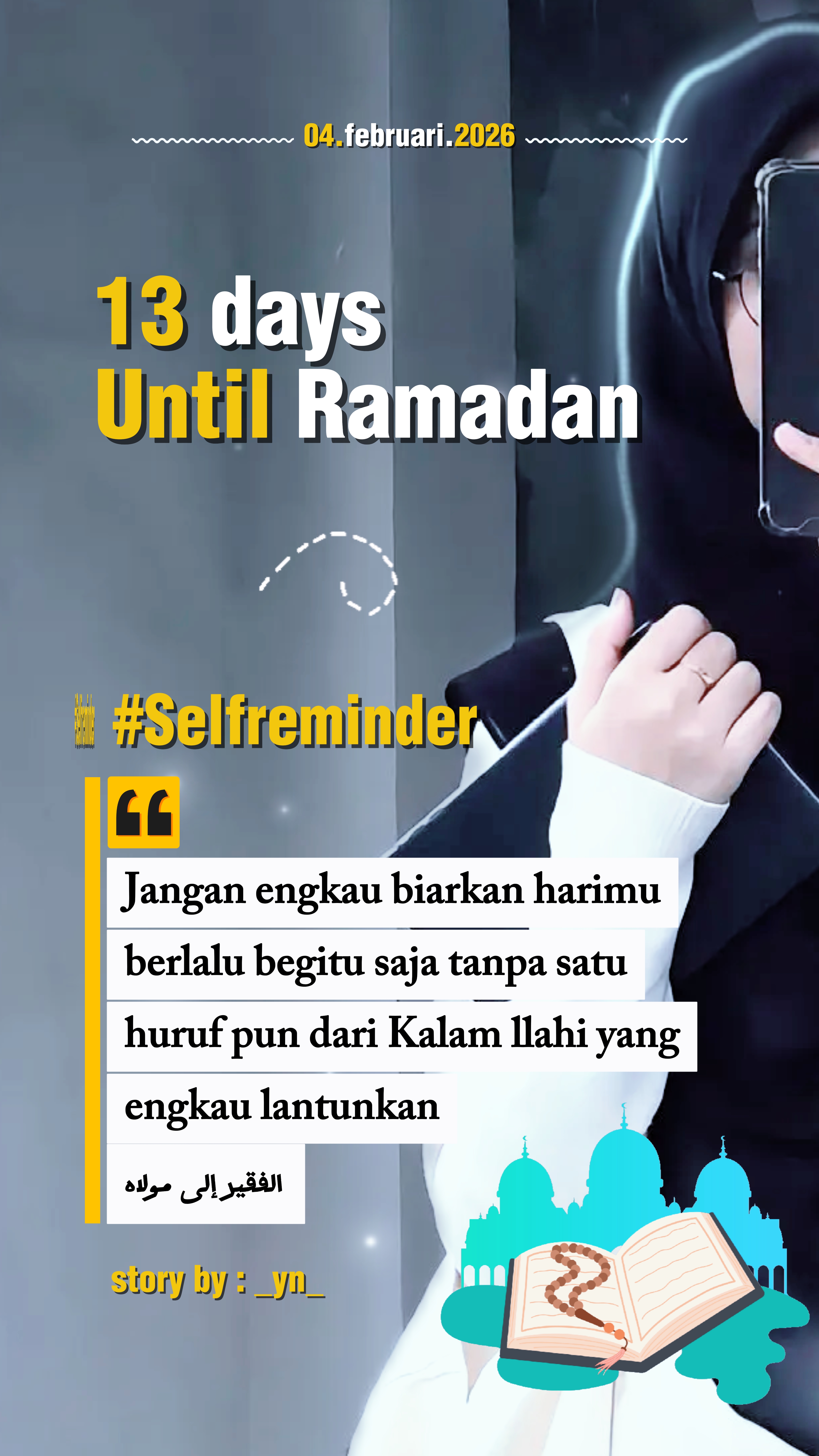 13 hari lagi ramadhan