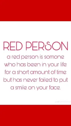 Red person