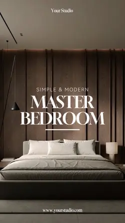 Master bedroom tour