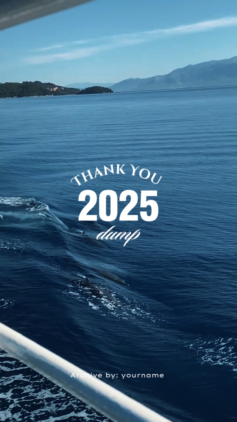 Thank You 2025 Dump