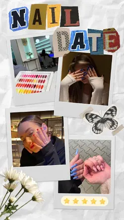 Nail Date Scrapbook