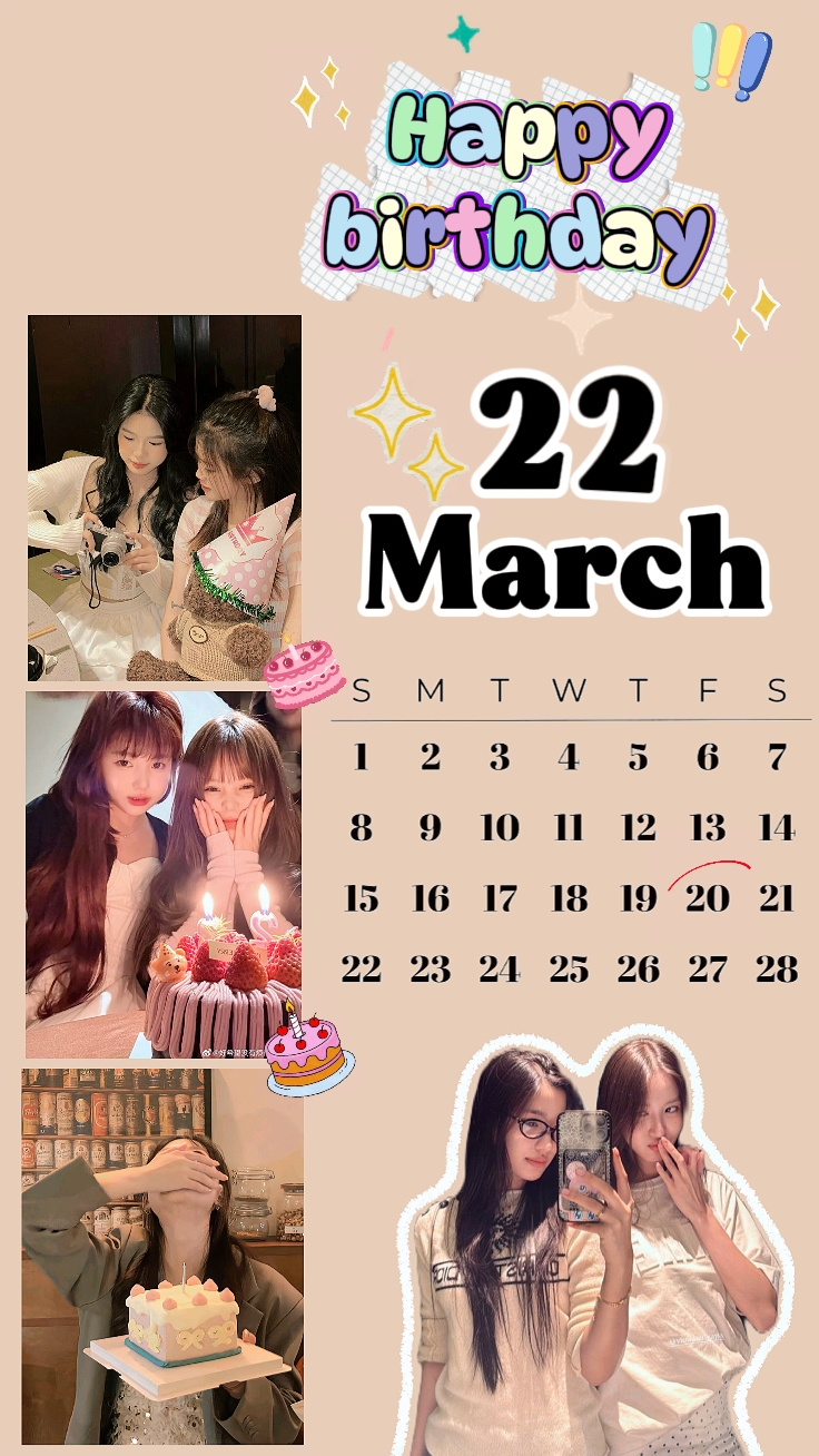 Anniversaire 22 mars 