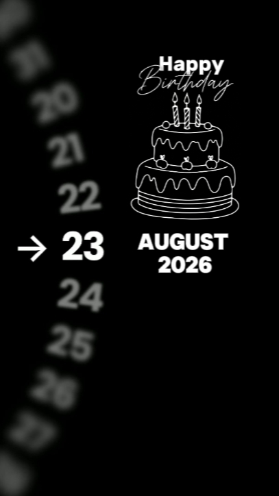 HBD 23 août 