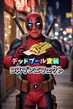 デッドプール変装コスプレエフェクト
