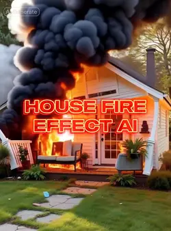 House Fire Effect AI