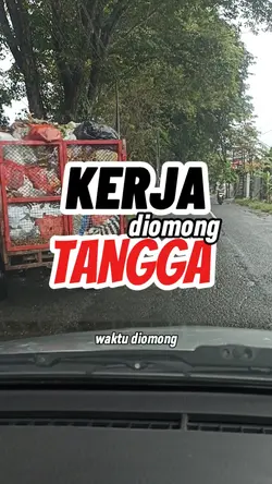 kerja diomong tangga