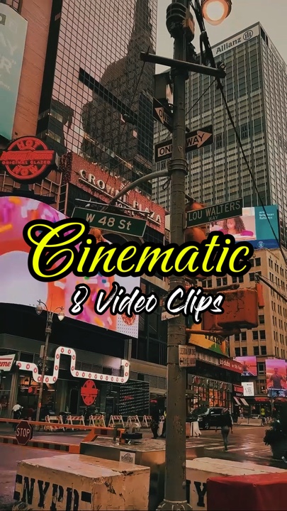 8 Clips Cinématique 