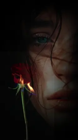 La rosa de en llamas