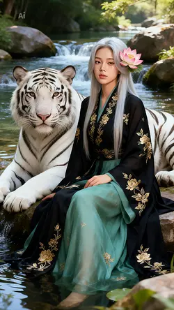 white Tiger queen