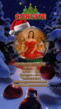 convite natal