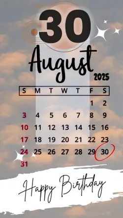 Hbd 30 August 2025