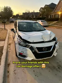 car damage prank