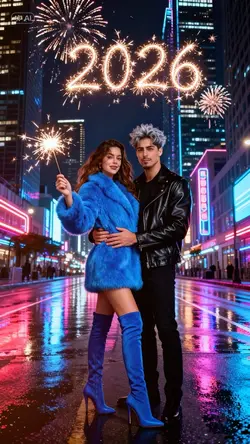 Couple new year 2026