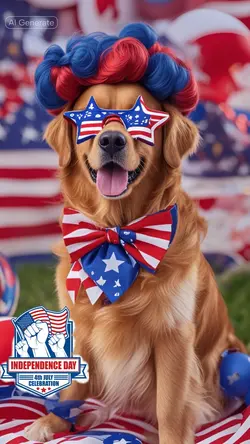 Independence day pet