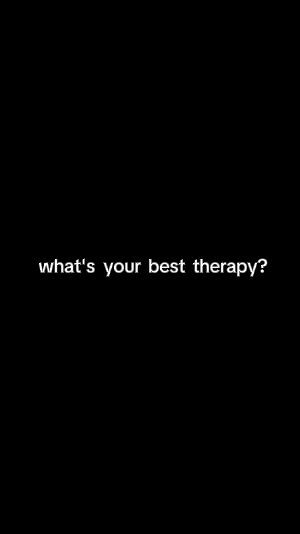 ¿La mejor terapia?