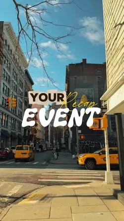 your event recap 
