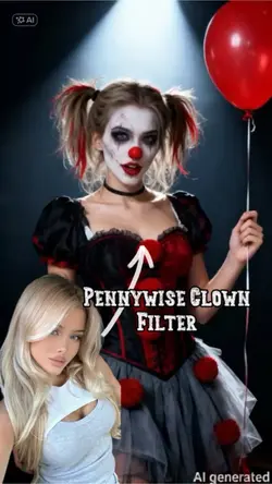 Pennywise clown filt