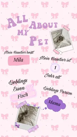 Mein Haustier 💜🩷