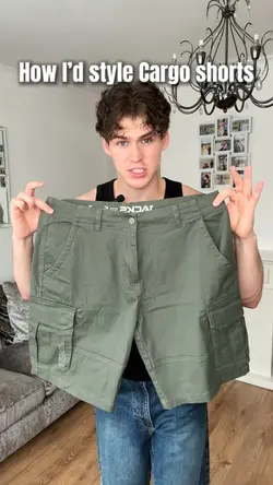 Styling cargo shorts