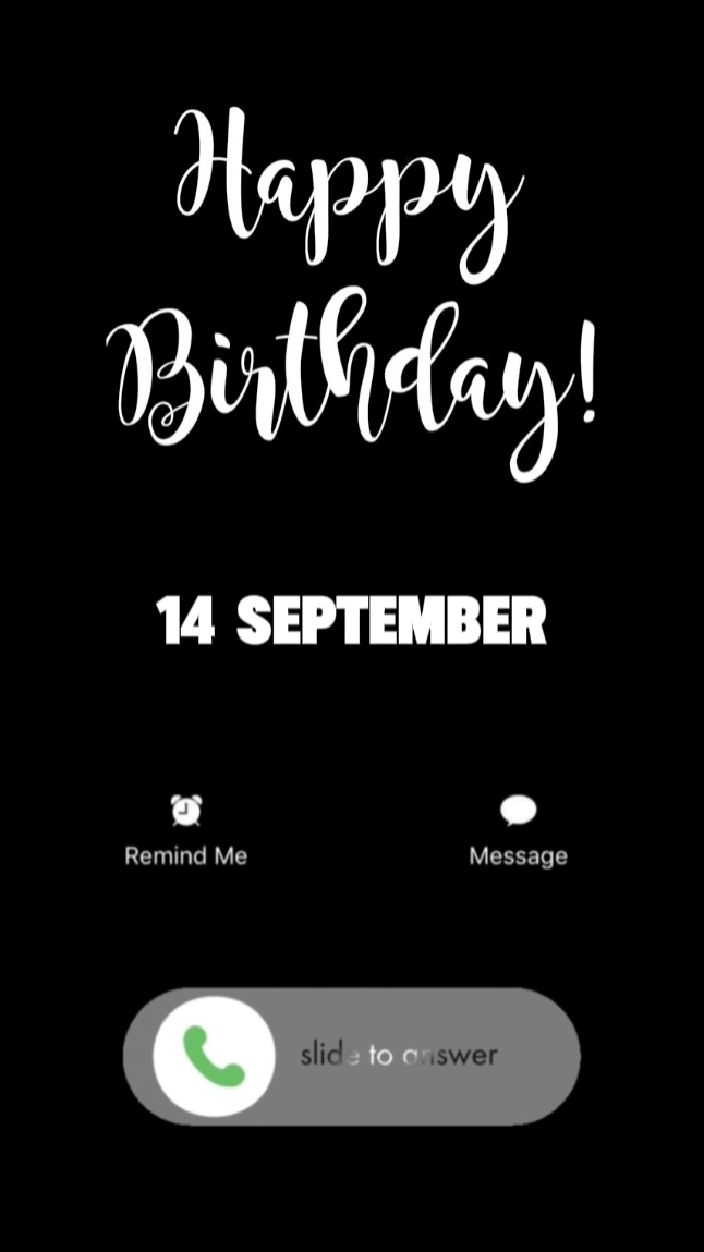 14 de setembro Aniversário 