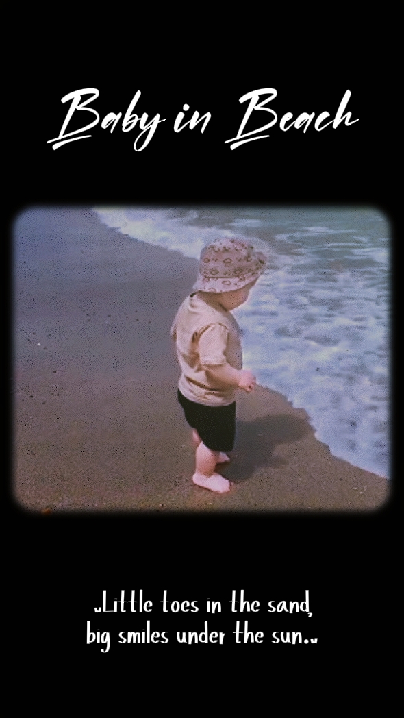 Bebé en la playa