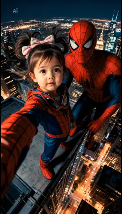 Ai Kids & spiderman 