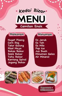 Daftar Menu