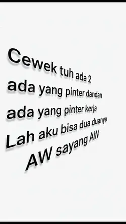 Cewek tuh ada 2