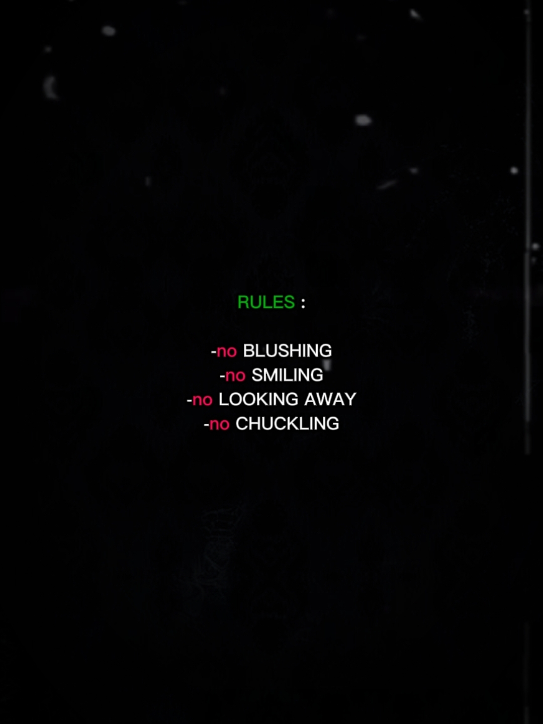 THE RULES 