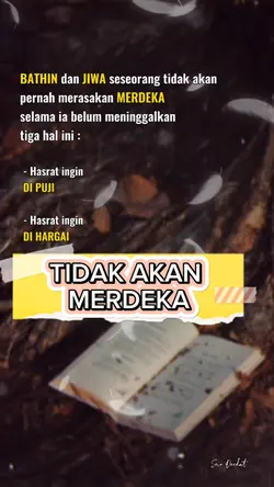 TIDAK AKAN MERDEKA