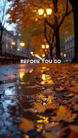 Before you go