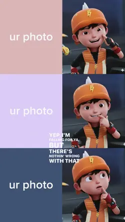 Boboiboy pose 3 foto