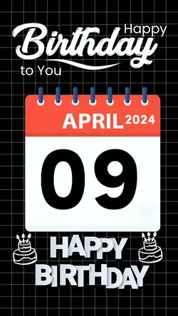 HBD 9 APRIL 2024