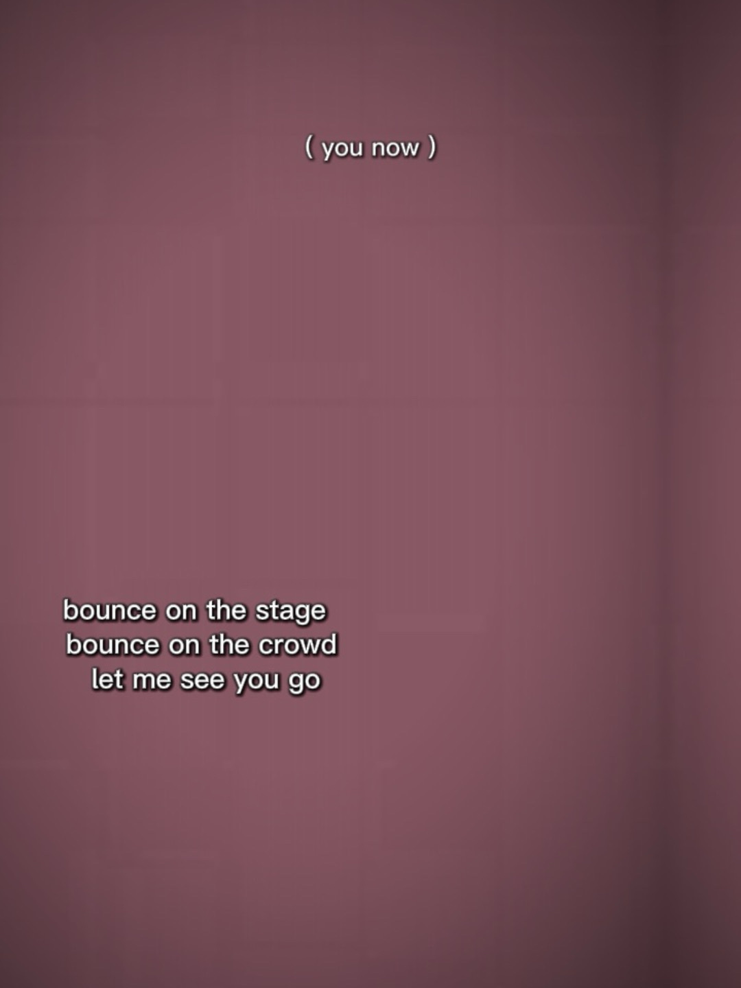 BOUNCE ON STAGE