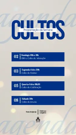 Programação CULTOS