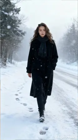 snow photoshoot 