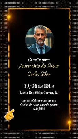 CONVITE ANIVERSÁRIO