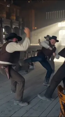 Cowboy battle