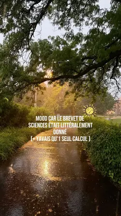Brevet sciences 