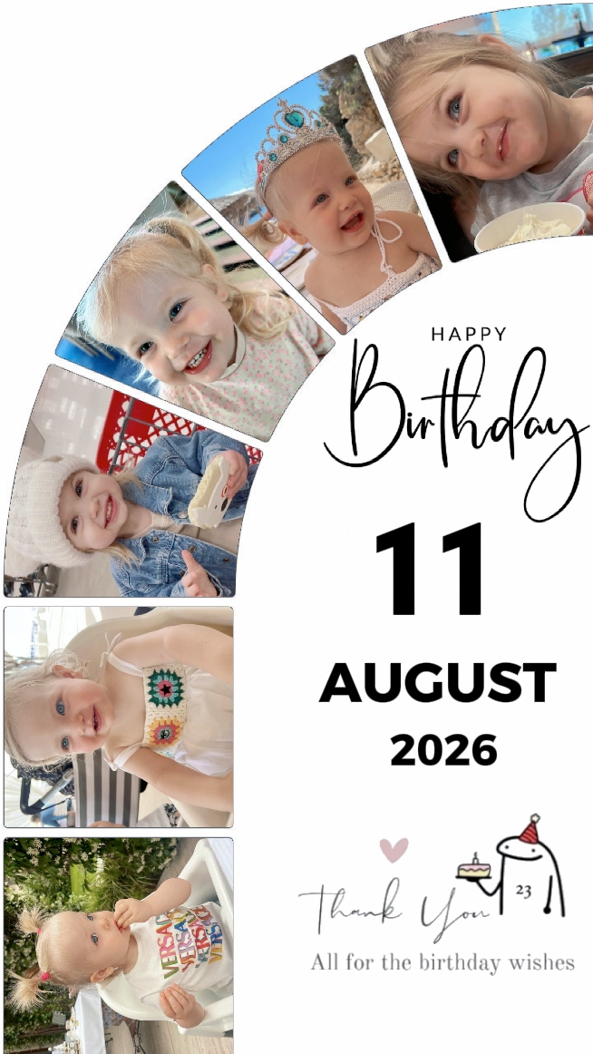 bday daughter 11 aug