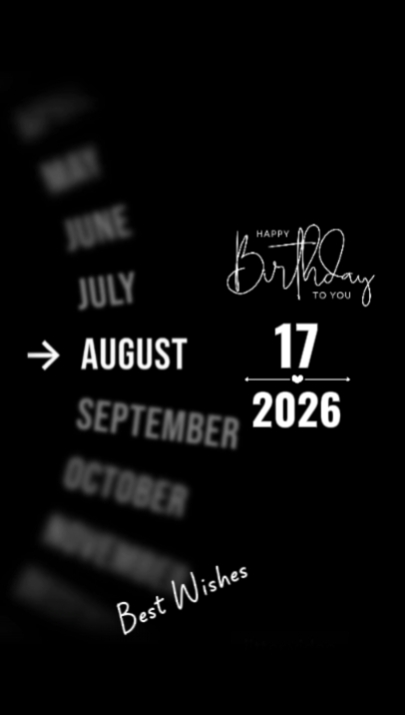 BDAY BROTHER 17 AUG