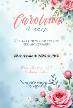 Convite Aniversário 