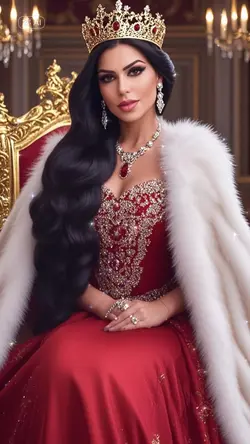 Queen on the throne 