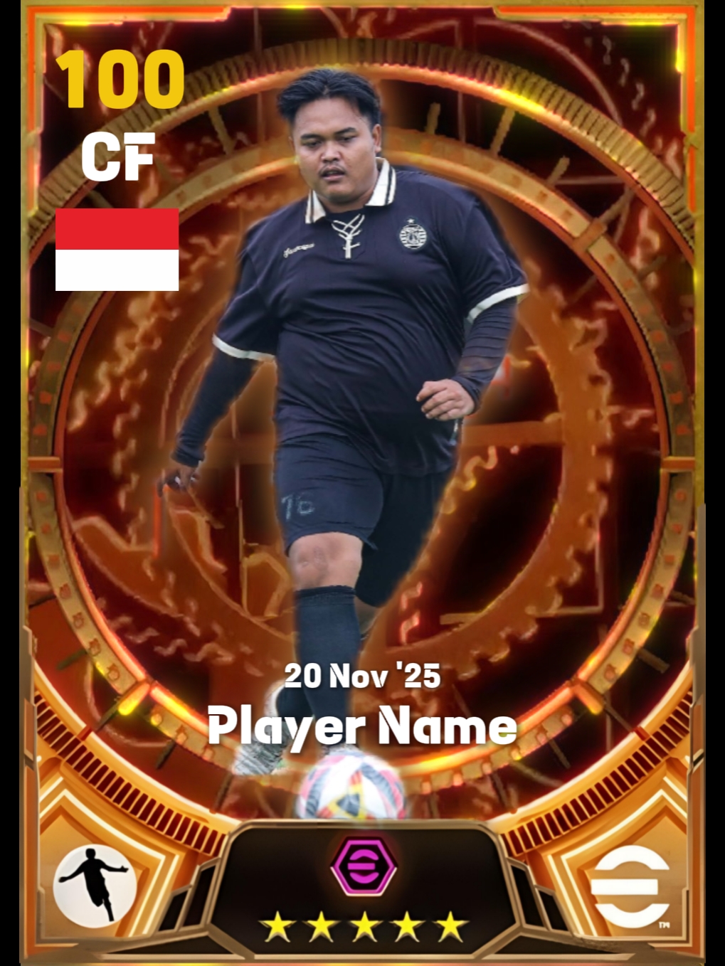 Tarjeta de fútbol electrónico