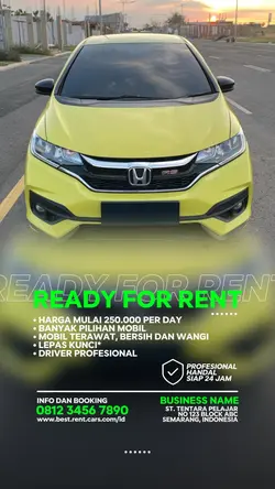 chat rental mobil