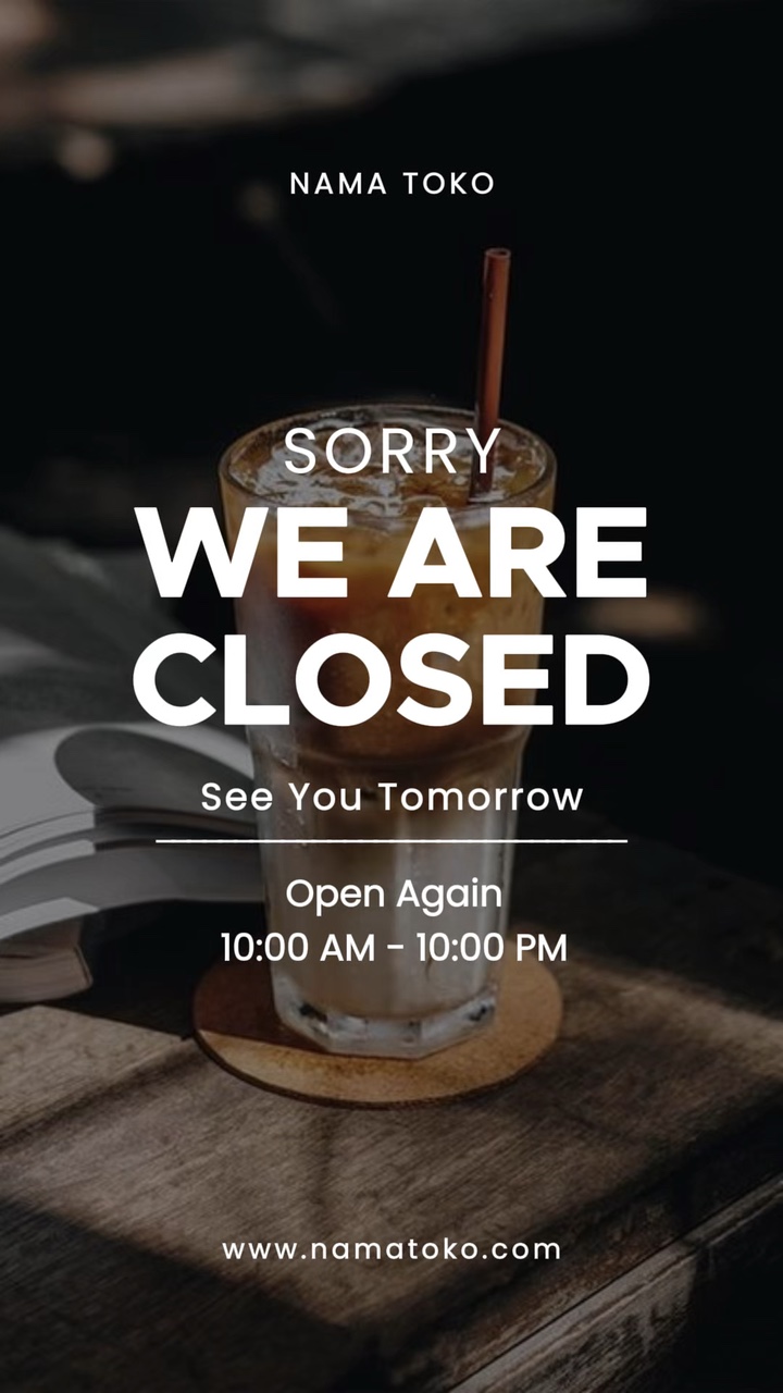 we are closed
