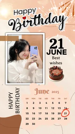 21 JUNE HBD 2025