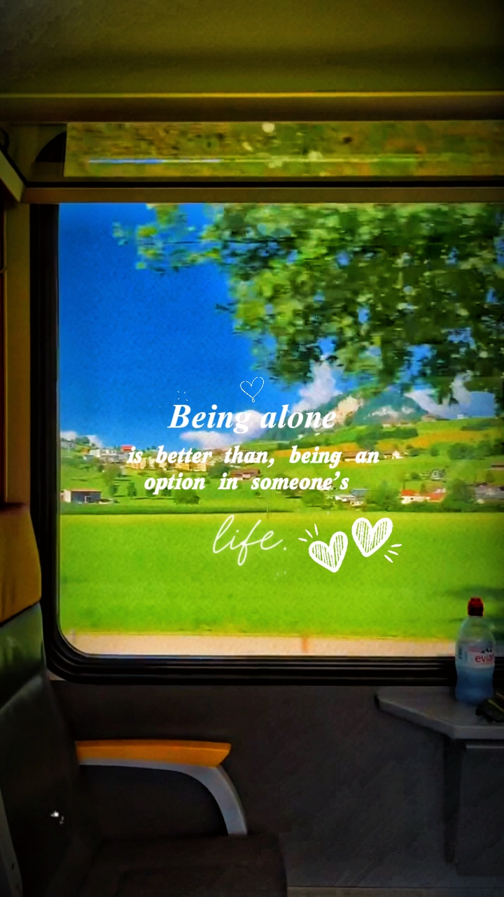being alone