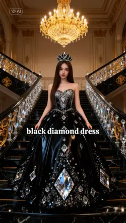 black diamond dress