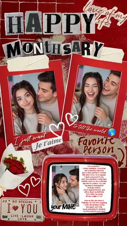 Monthsary Card